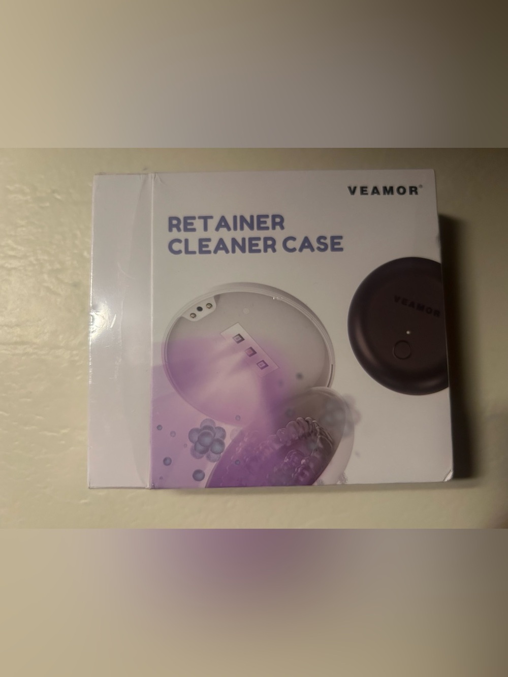 Retainer Cleaner Case - Veamor - Disinfect Case- New- Sealed Box